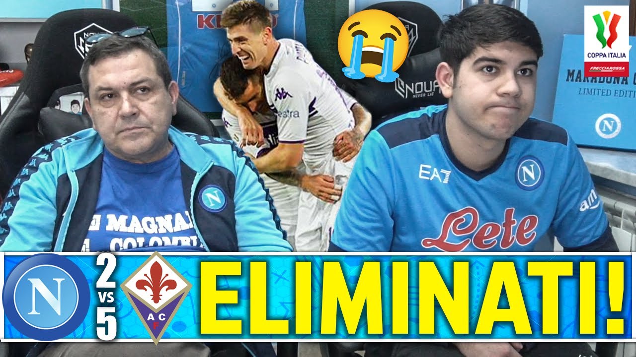 ELIMINATI... CHE DELUSIONE! NAPOLI-FIORENTINA 2-5 | LIVE REACTION NAPOLETANI