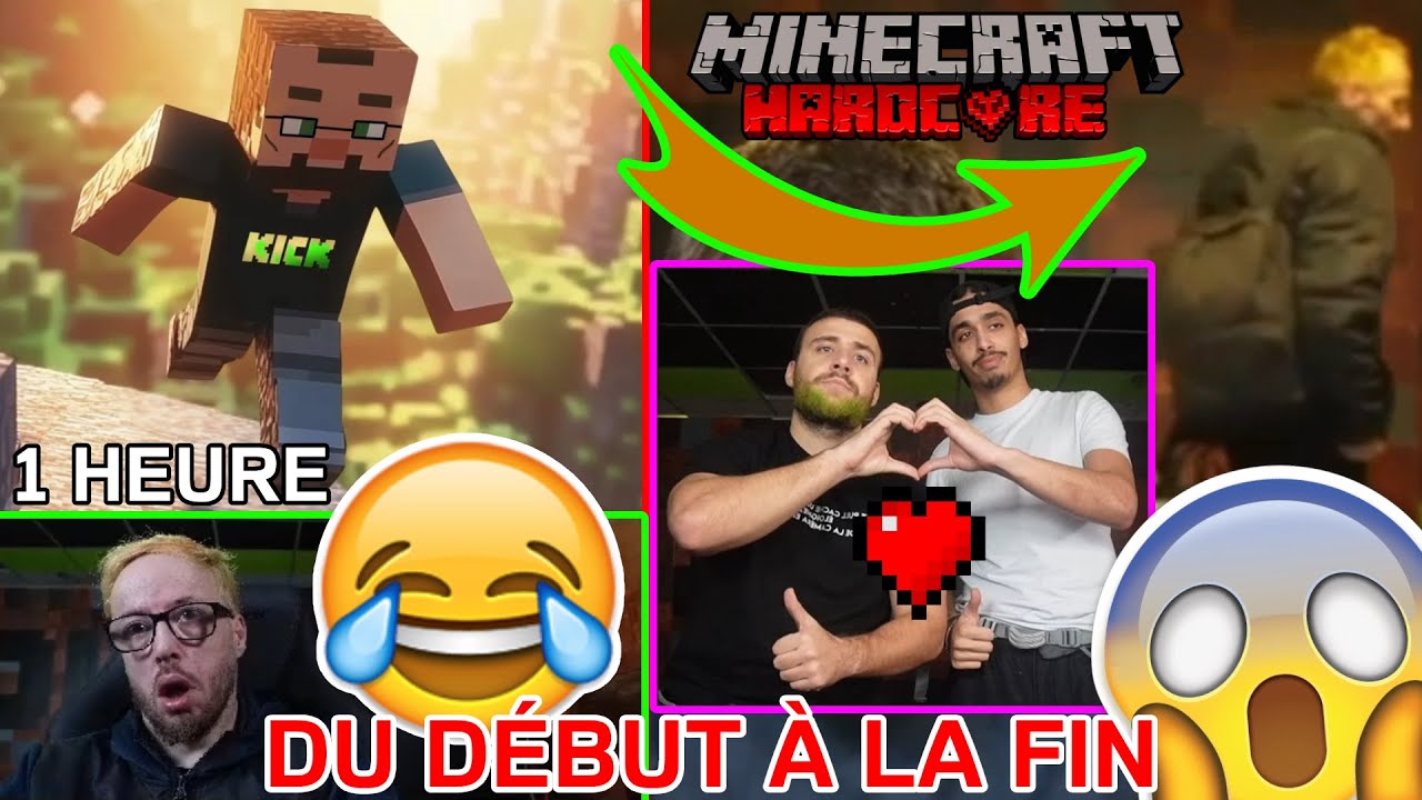 DU DÉBUT À LA FIN 👀 1 HEURE DE COMPILATION MINECRAFT 😂 JP QUITTE LE LOKAL 😱 // Best of Minecraft