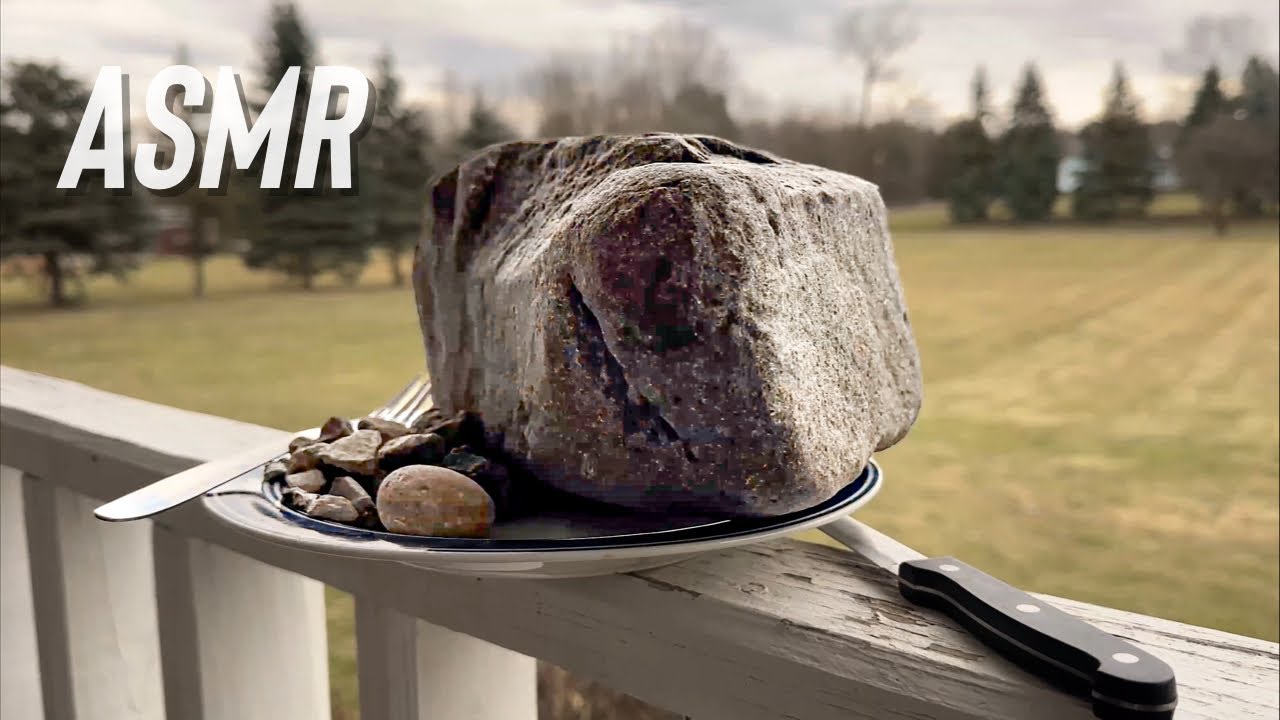 ASMR | Cooking A Rock For Dinner