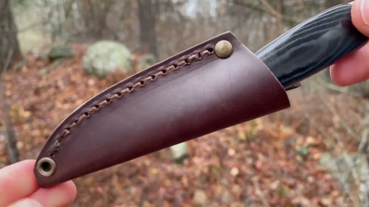 Brisa Necker 70 Black Micarta Quick look! by www.bushcraftcanada.com