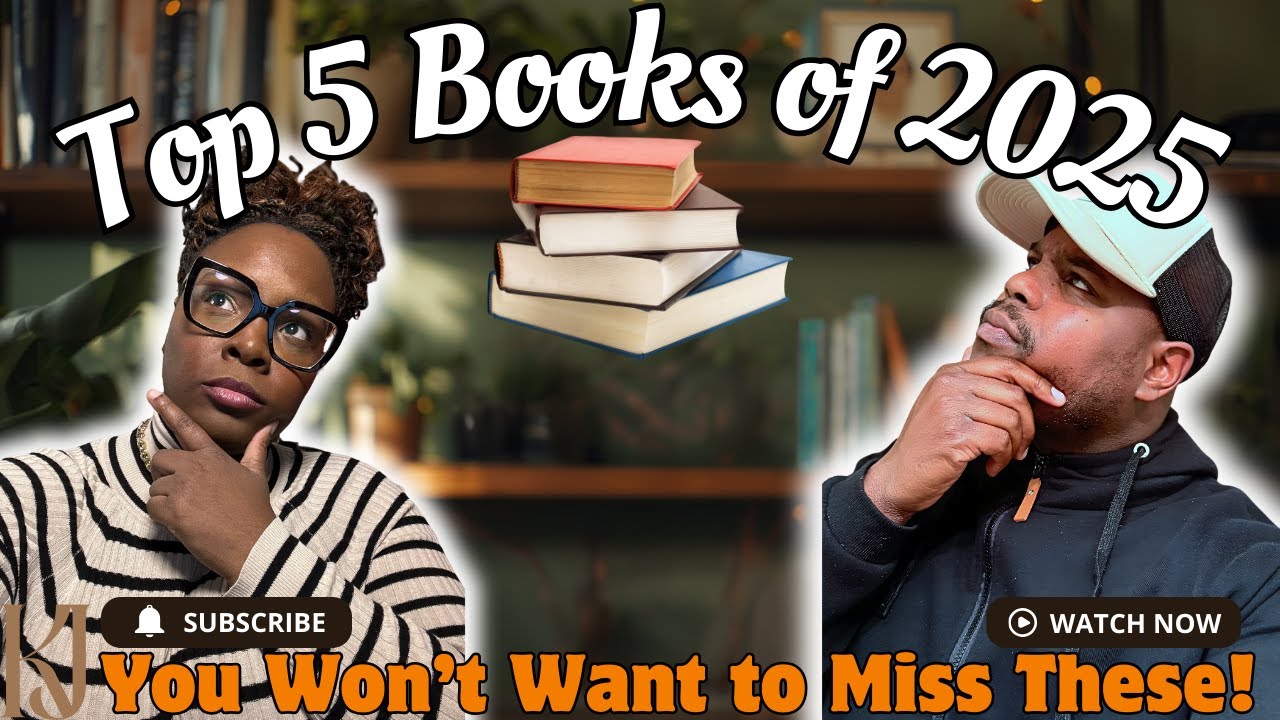 Top 5 Books We Read in 2025 | Ki & Jay Book’d Podcast