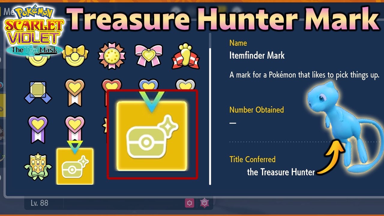 NEW Mark Unlocked! How to Make your Pokemon a Treasure Hunter in Pokemon Scarlet and Violet!