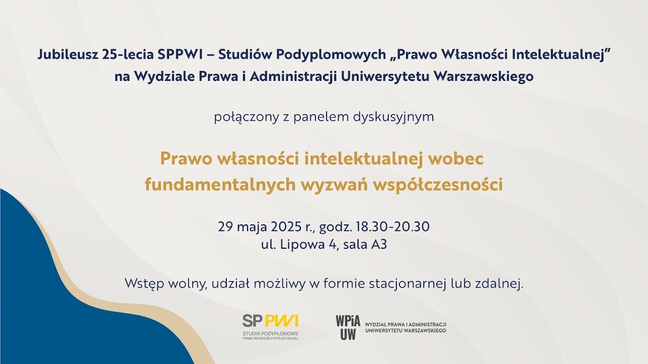 Jubileusz 25-lecia SPPWI - Studiów Podyplomowych 