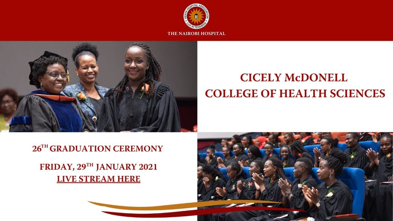 CICELY McDONELL COLLEGE OF HEALH SCIENCES-26TH GRADUATION