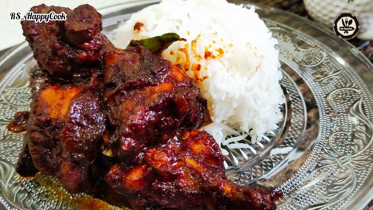 INDIAN STYLE- Spicy Dark Soy Sauce Chicken  /Ayam masak kicap pekat pedas