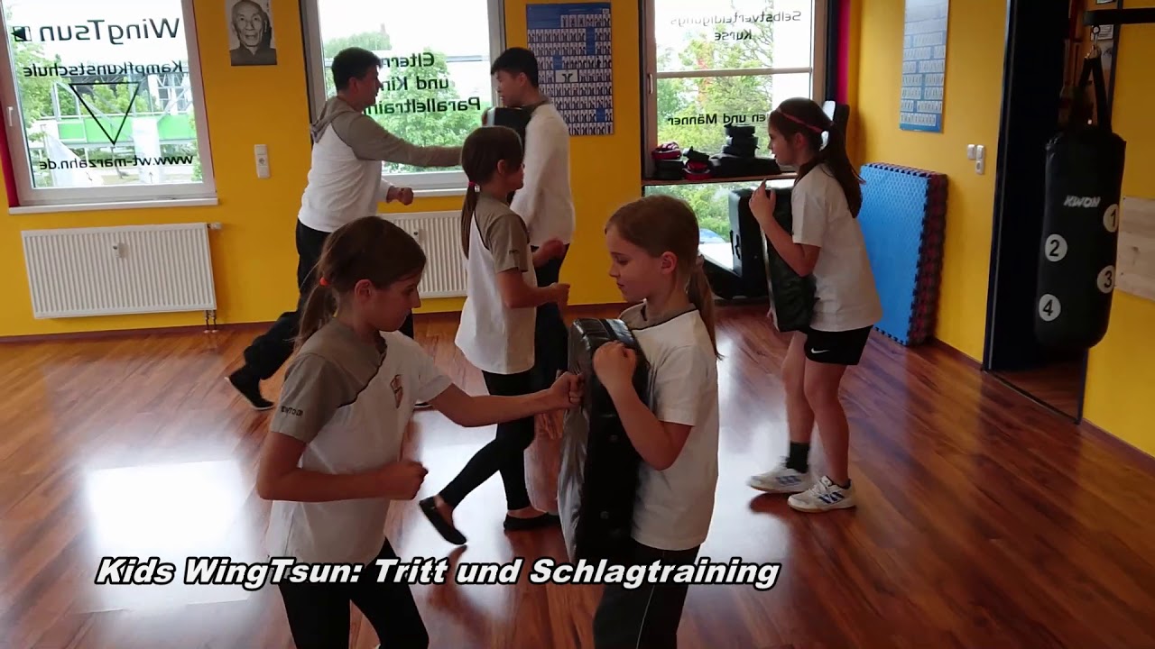 Kids WingTsun Training in der EWTO Kampfkunstschule Marzahn (Berlin)