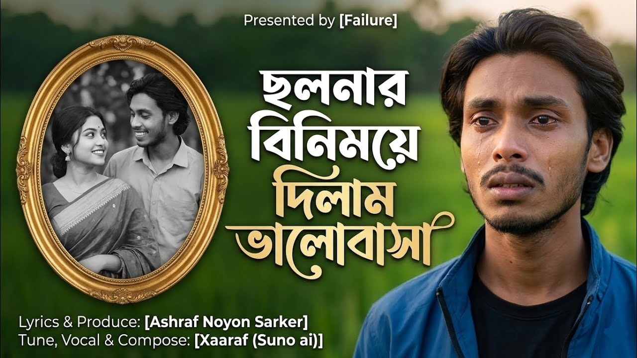 ছলনার বিনিময়ে দিলাম ভালোবাসা | Cholonar Binimoye Dilam Valobasa | Official Music Video2026 #failure