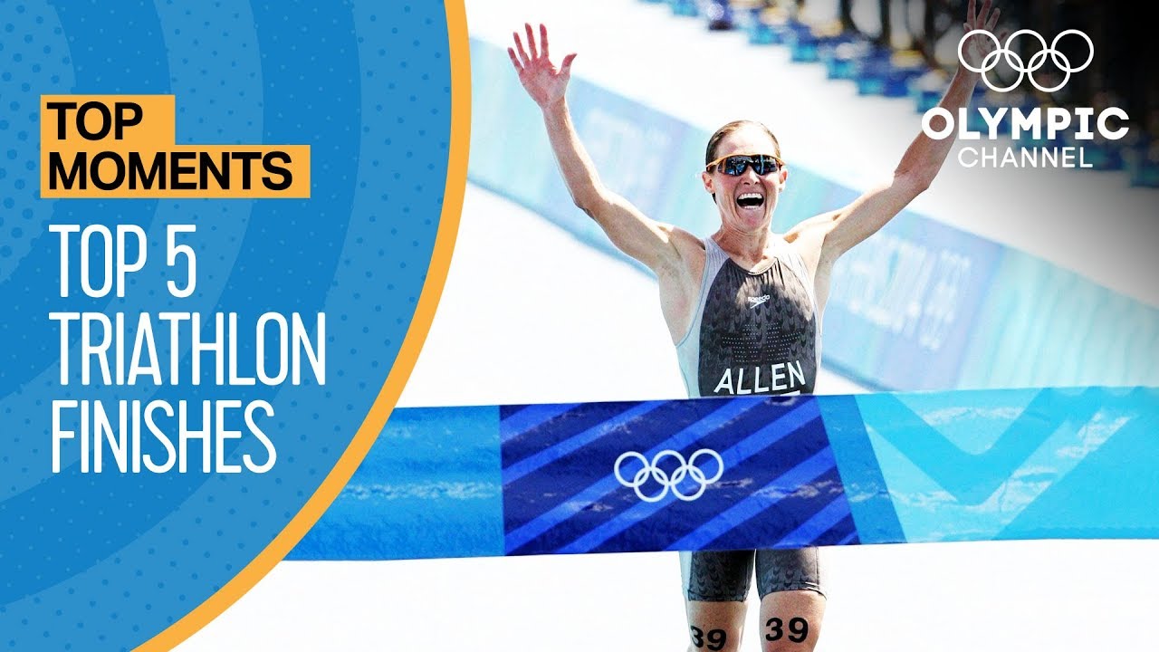 The Most Incredible Triathlon Finishes at the Olympic Games | Top Moments