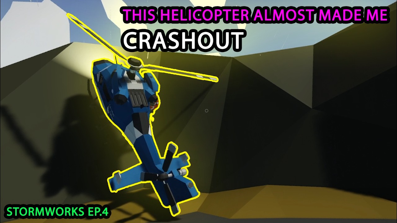 Rescuing with this cursed helicopter was a nightmare! Stormworks Ep.4