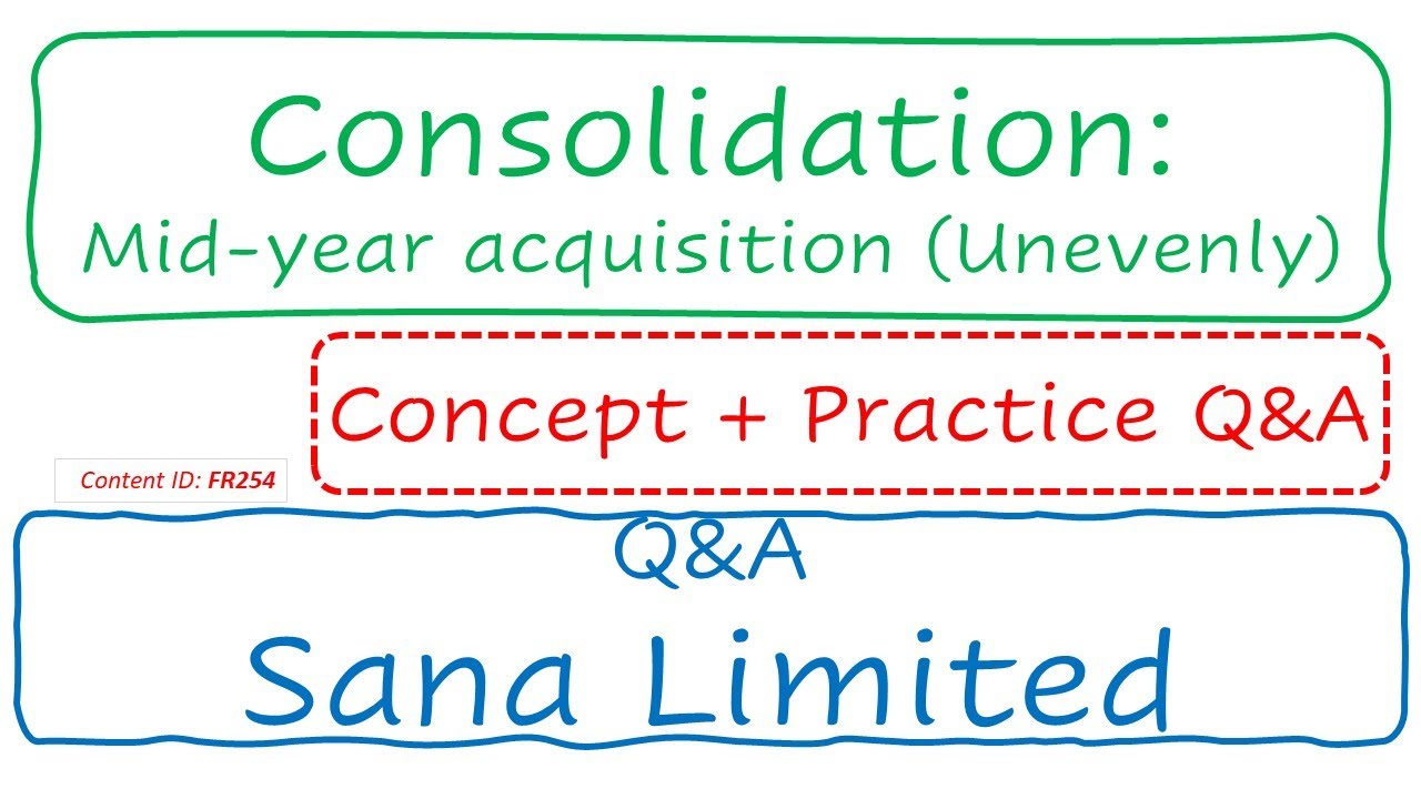 Consolidation: Mid-year acquisition (Unevenly) | Q&A Sana Limited (FR254)