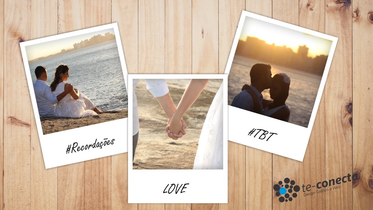 CorelDraw - Crie uma montagem de fotos no formato Polaroide