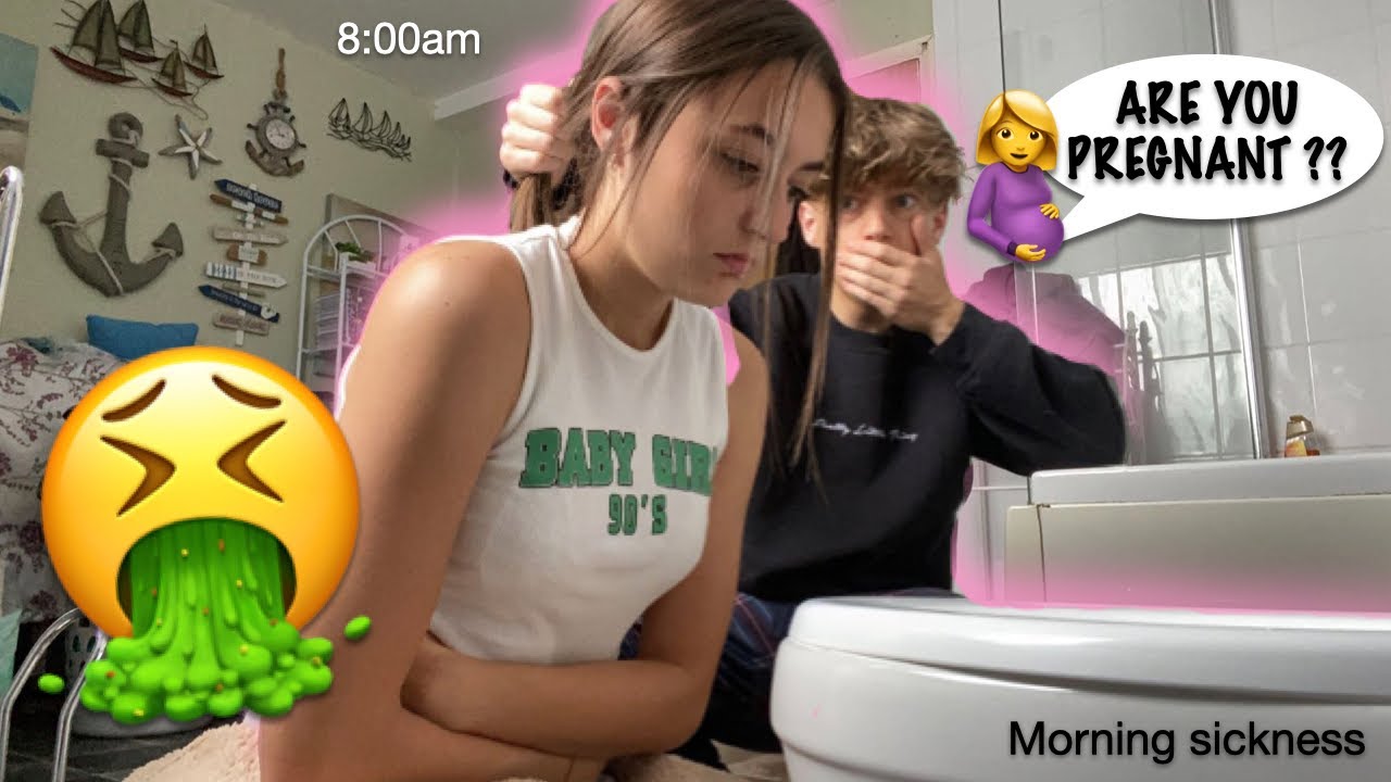 Утренняя тошнота и потеря сознания. Разыграла парня! *Милая реакция*