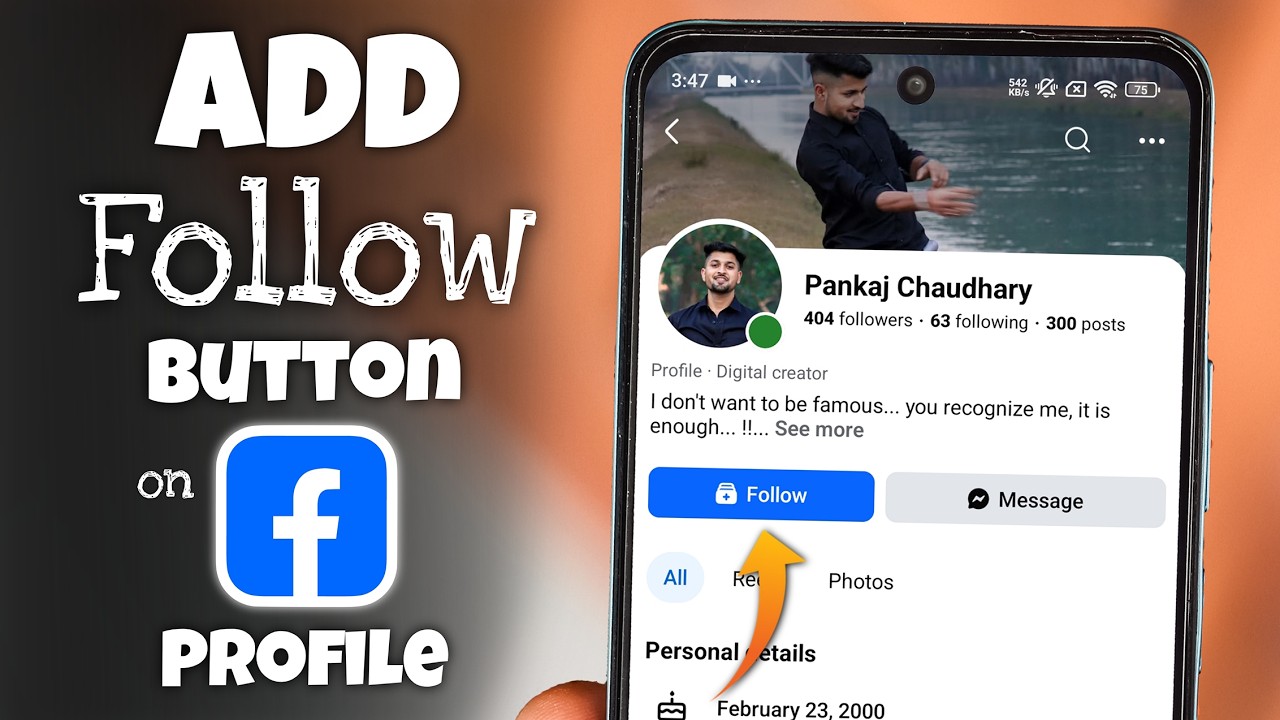 Add Follow Button on Facebook Profile 2026 | FB Par Add Friend ki Jagah Follow ka Option Kaise Laye
