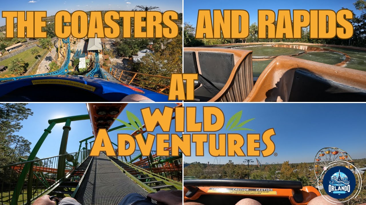 Wild Adventures Coasters and Rapids (POV) 2024