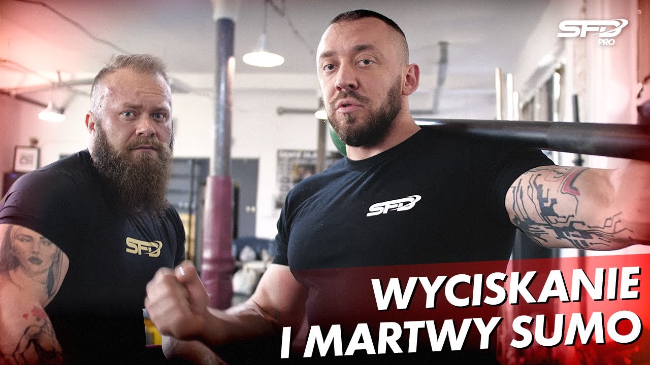 Trening WYCISKANIA i CIĄGU SUMO 🏋🏻‍♂️ - VLOG TRÓJBOJOWY #2