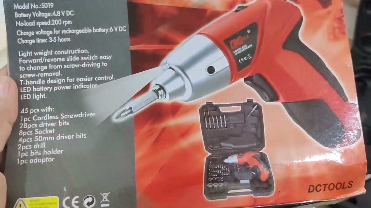 Korean Screwdriver Drill Machine Unboxing,,,..