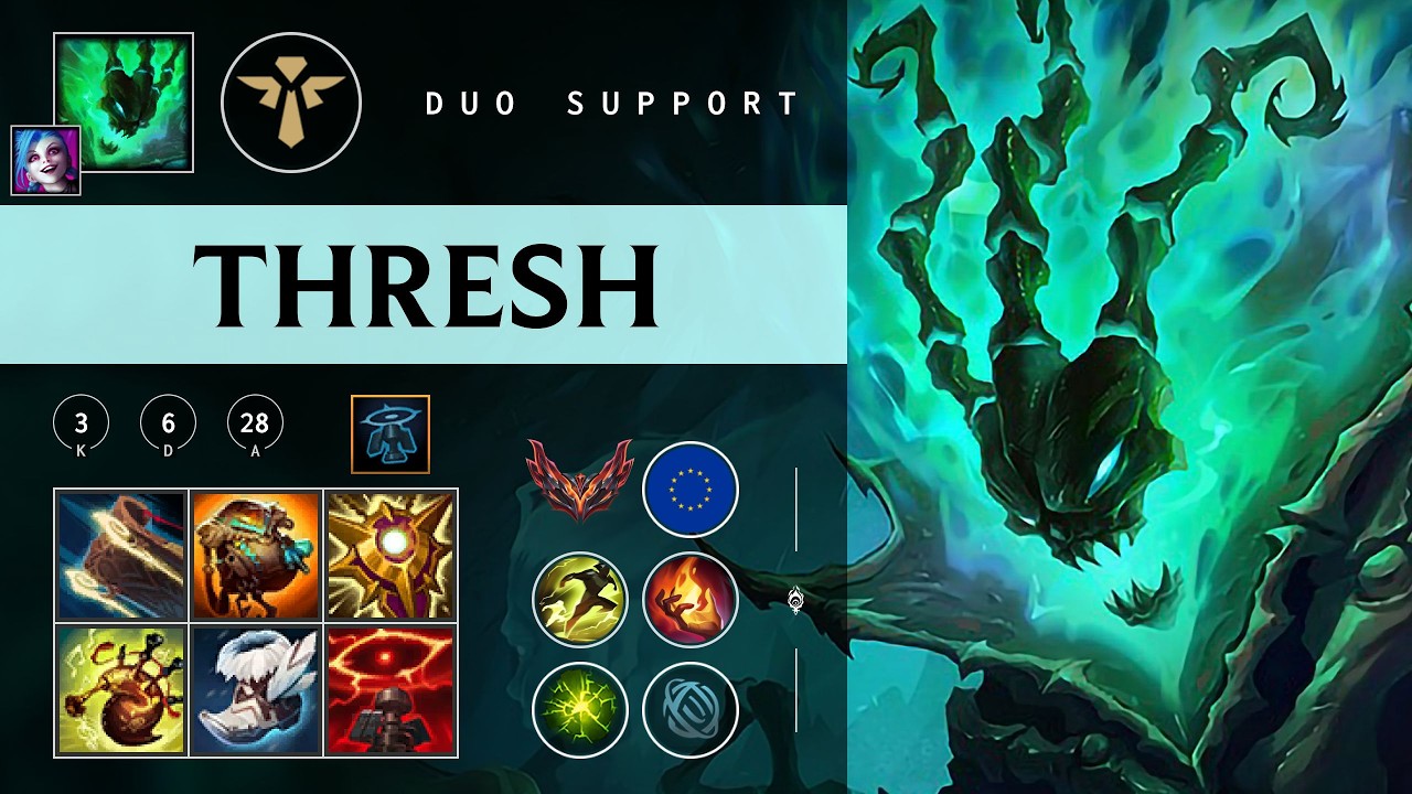Thresh Support vs Twitch - EUW Grandmaster Patch 26.03