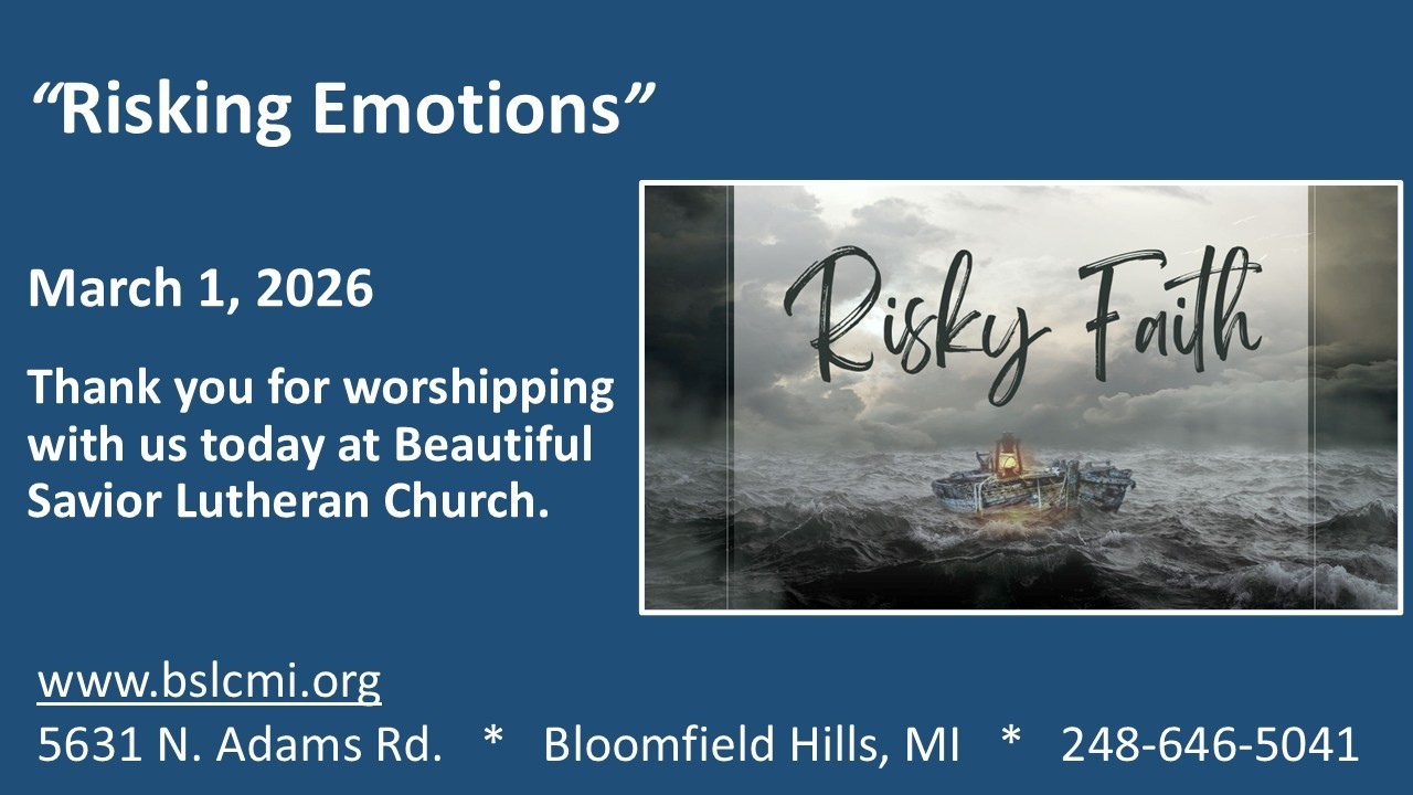 BSLC March 1, 2026 - 9:00 AM - Risky Faith -