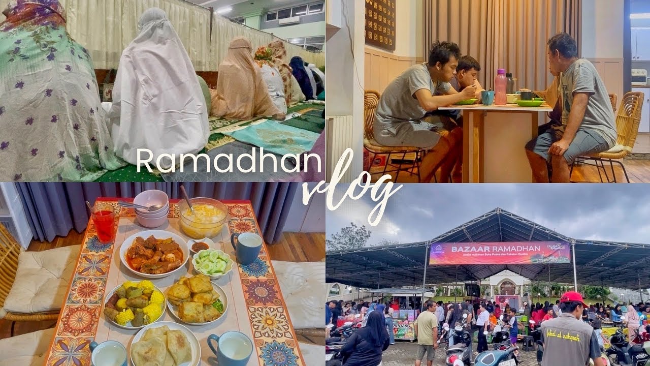 #ramadhanvlog SAHUR DAN BUKA PUASA BERSAMA/AKHIRNYA TARAWIH DI MASJID LAGI/RAMADHAN PERBANYAK IBADAH