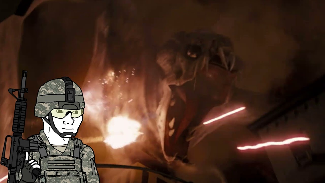 I'm a man, but the US Military is throwing everything its got at Clover (Cloverfield 2008)