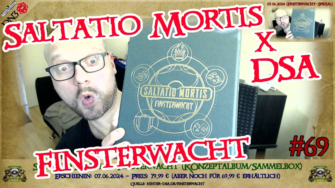 SALTATIO MORTIS - FINSTERWACHT - Unboxing (DSA-Nachrichten Spezial) #069