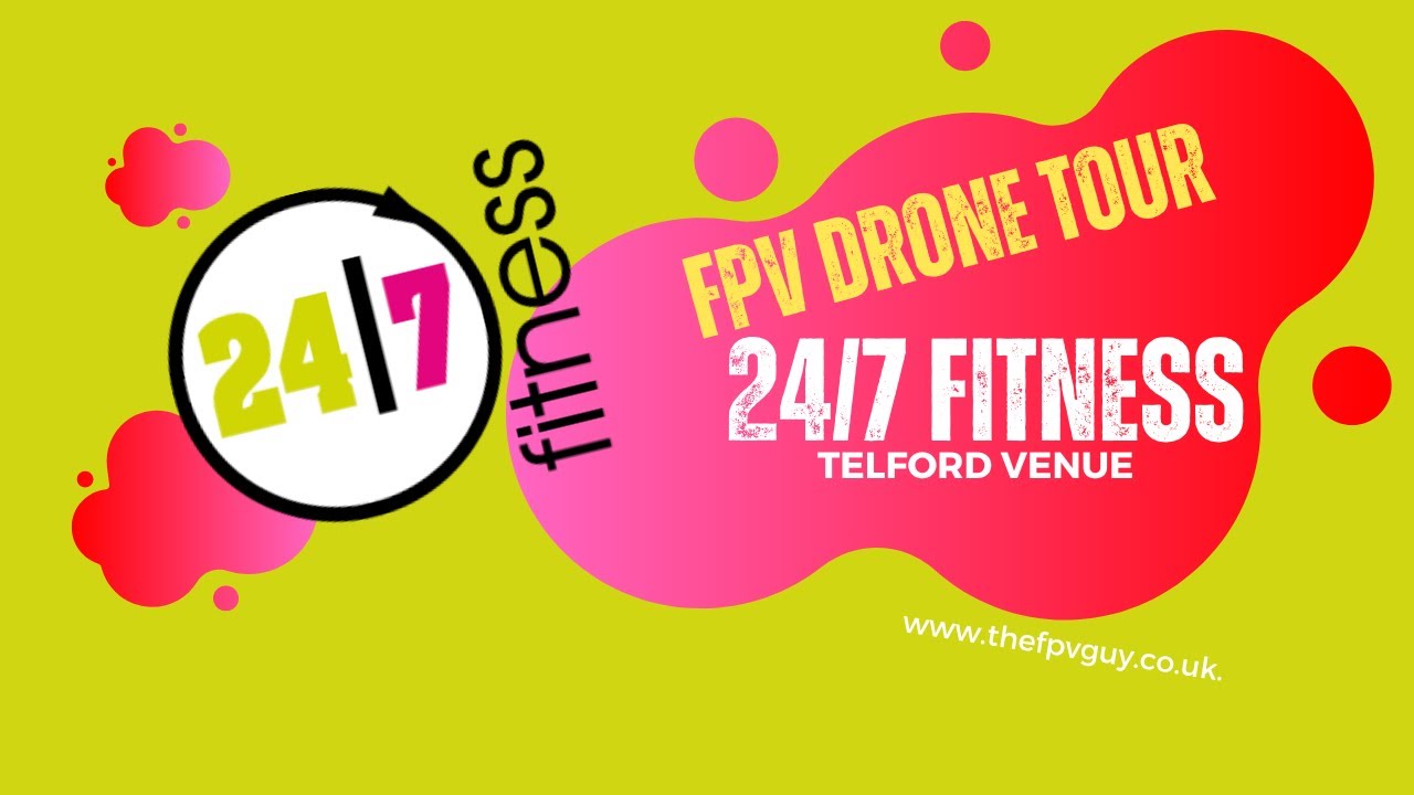 24/7 fitness Telford, fly through and ground cam promo. DJI FPV