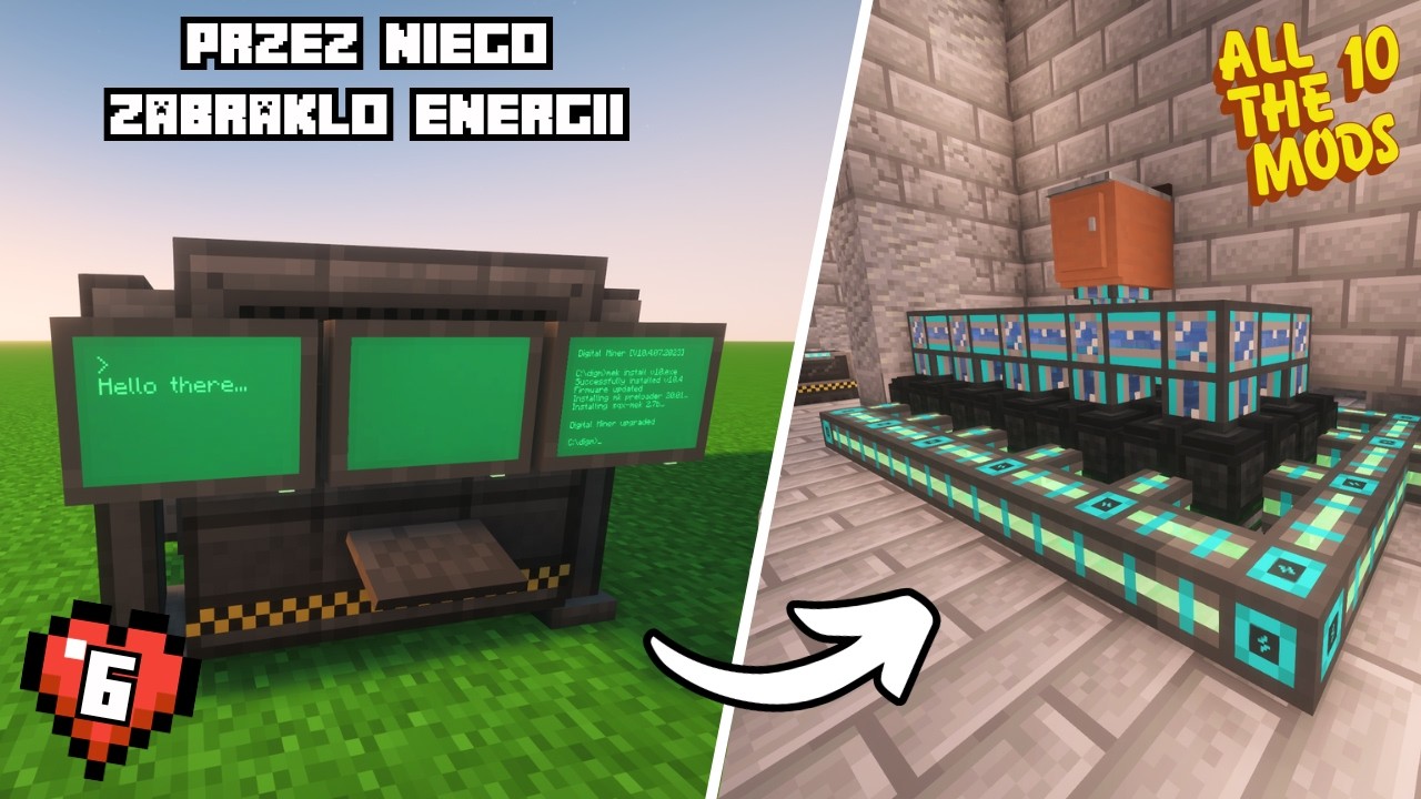ZBUDOWAŁEM ELEKTROWNIĘ TERMALNĄ | ALLTHEMODS 10 #6
