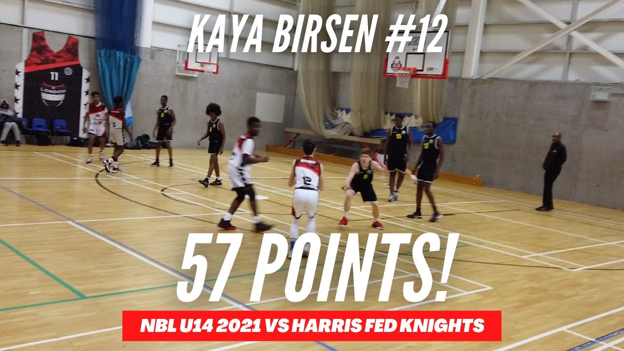 Kaya Birsen's 57 Points vs Harris Federation Knights @ NBL U14 Boys 2021/22 Game 7 Highlights