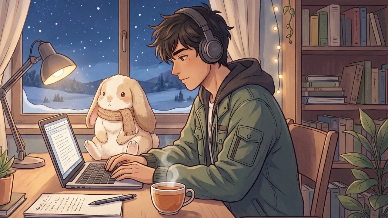 Focus & Work Flow | Warm Lo-Fi for Deep Concentration