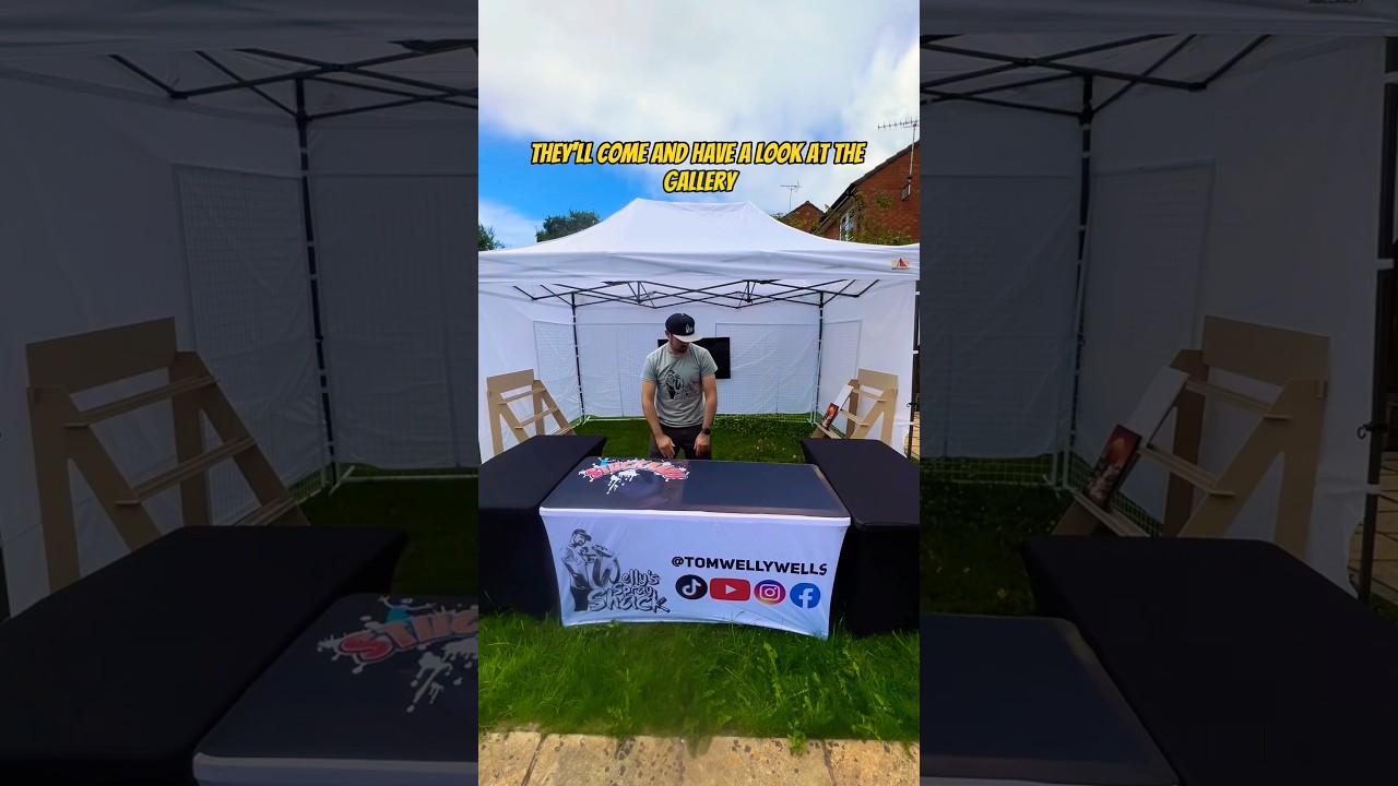 Lets build an art show booth!