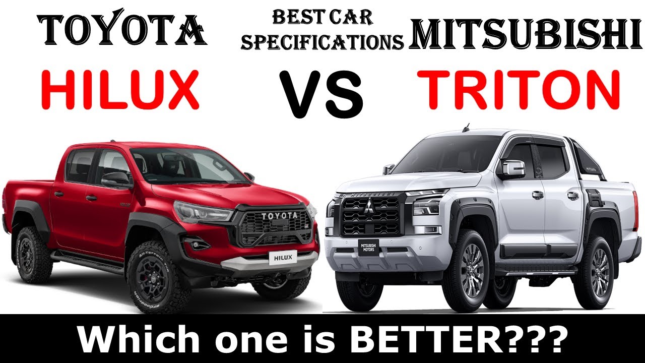 ALL NEW 2024 Toyota HILUX Vs ALL NEW 2024 Mitsubishi TRITON | Full Comparison