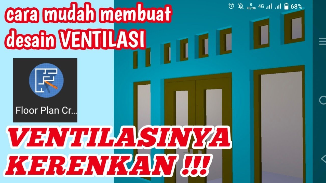 Tutorial membuat Ventilasi keren pada FLOOR PLAN CREATOR
