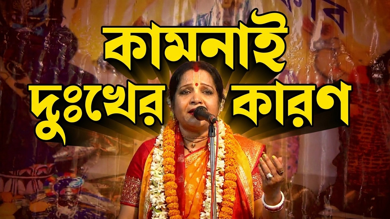 কামনাই হলো যত দুঃখের কারন | চৈতালি চট্টরাজ কীর্তন #viralvideo #palakirtan #lilakirton #anandaniketan