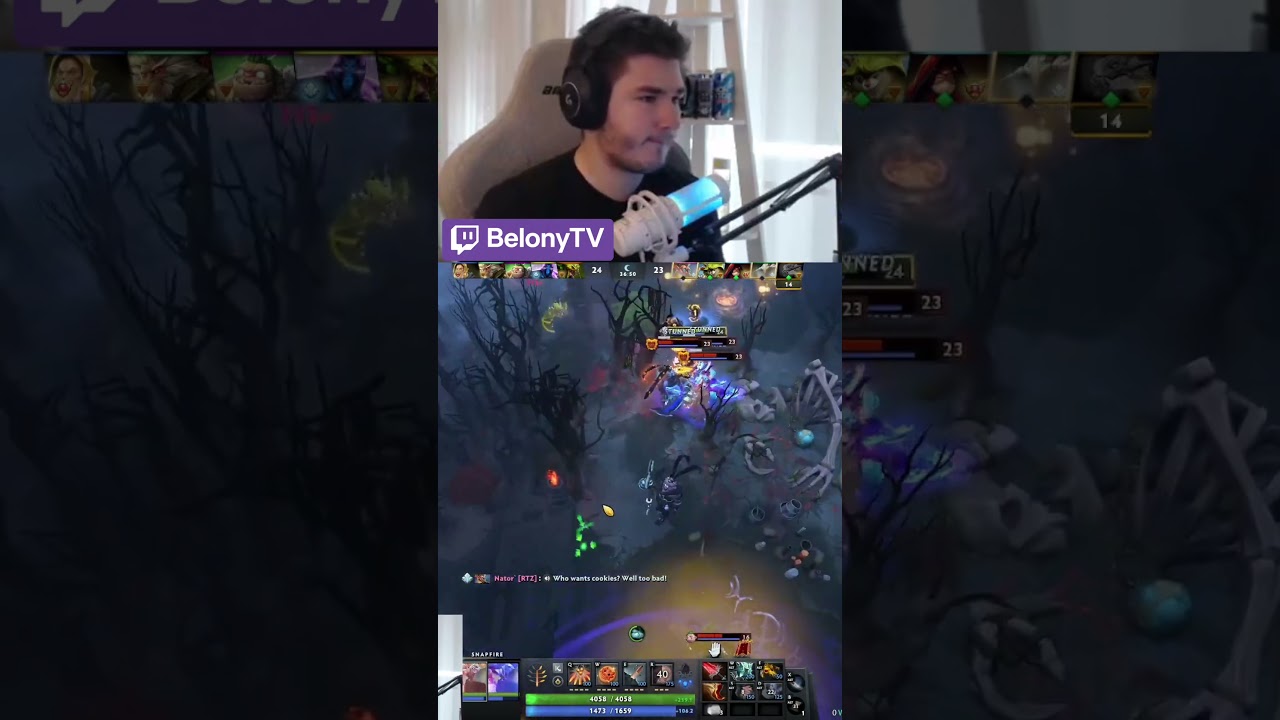 😱14500 MMR Snapfire fake #dota2 #fyp #dota2highlights #belony