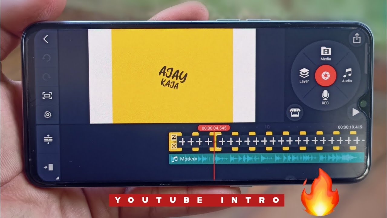 How to Make Professional YouTube intro in KineMaster!