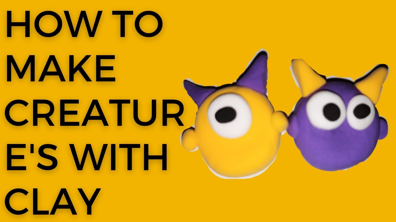 easy clay creatures - how to make mythical creatures out of clay