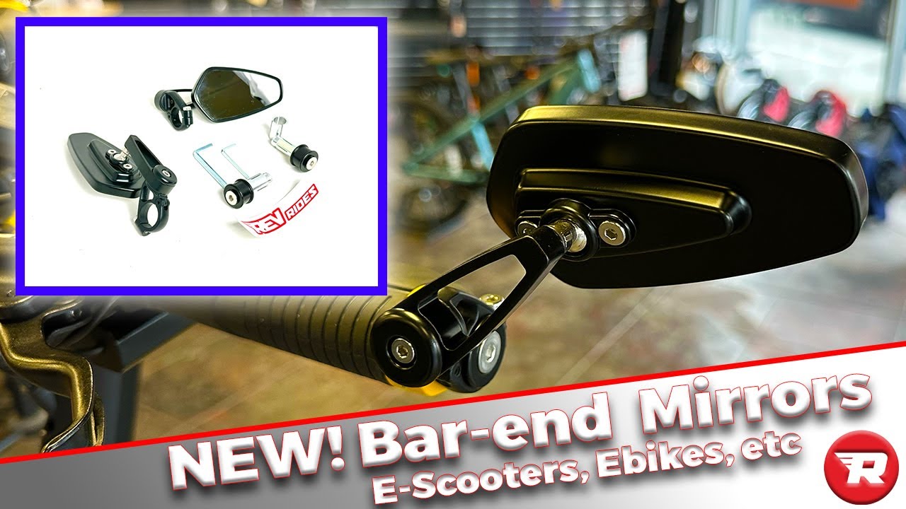 NEW! Bar end Mirrors For your Electric scooter, e-bike and more!