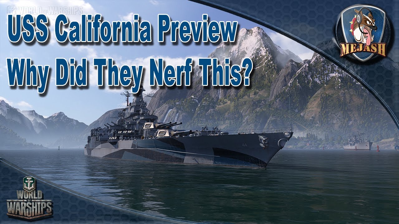 USS California: Why Did They Nerf This? WIP T7 Battleship