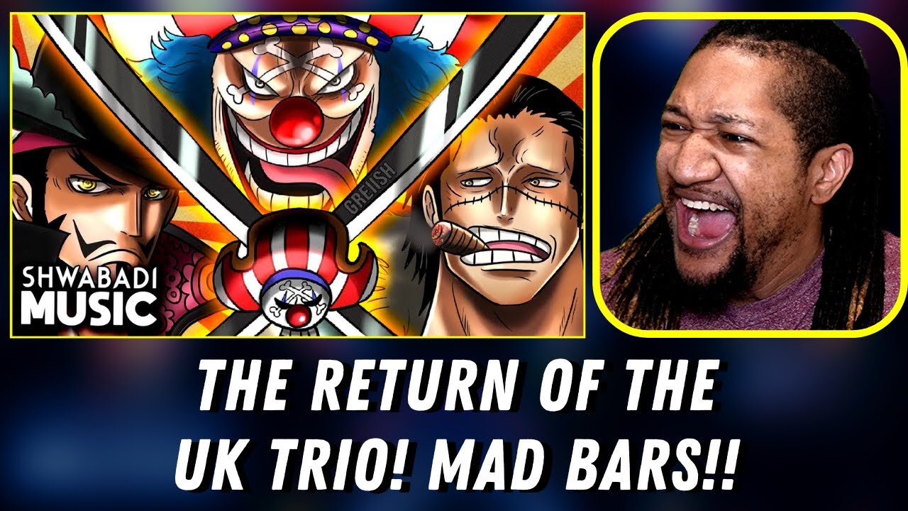 Buggy, Crocodile & Mihawk Rap || Cross Guild by Shwabadi, Rustage and Connor Quest! Reaction