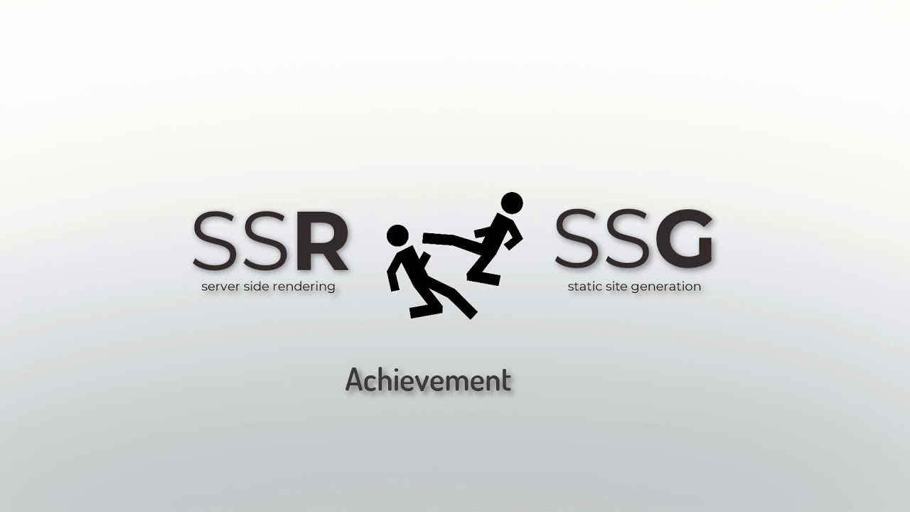 Server Side Rendering (SSR) versus Static Site Generation (SSG)