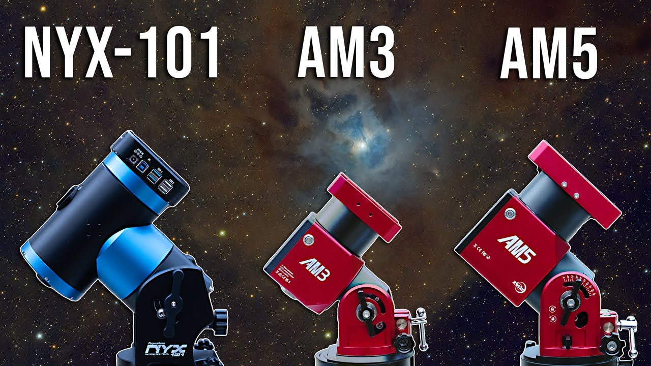 Harmonic Drive Mounts are the REAL DEAL! Pegasus NYX-101 vs. ZWO AM3 / AM5