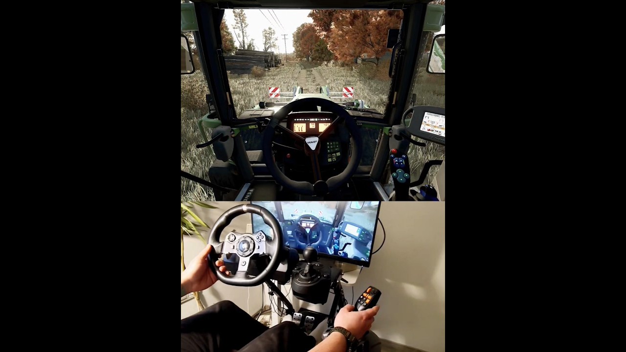 Руль Fendt Vario TMS 820, Thrustmaster Farmstick #dkgc #fendt #farming #fs25 #logitech
