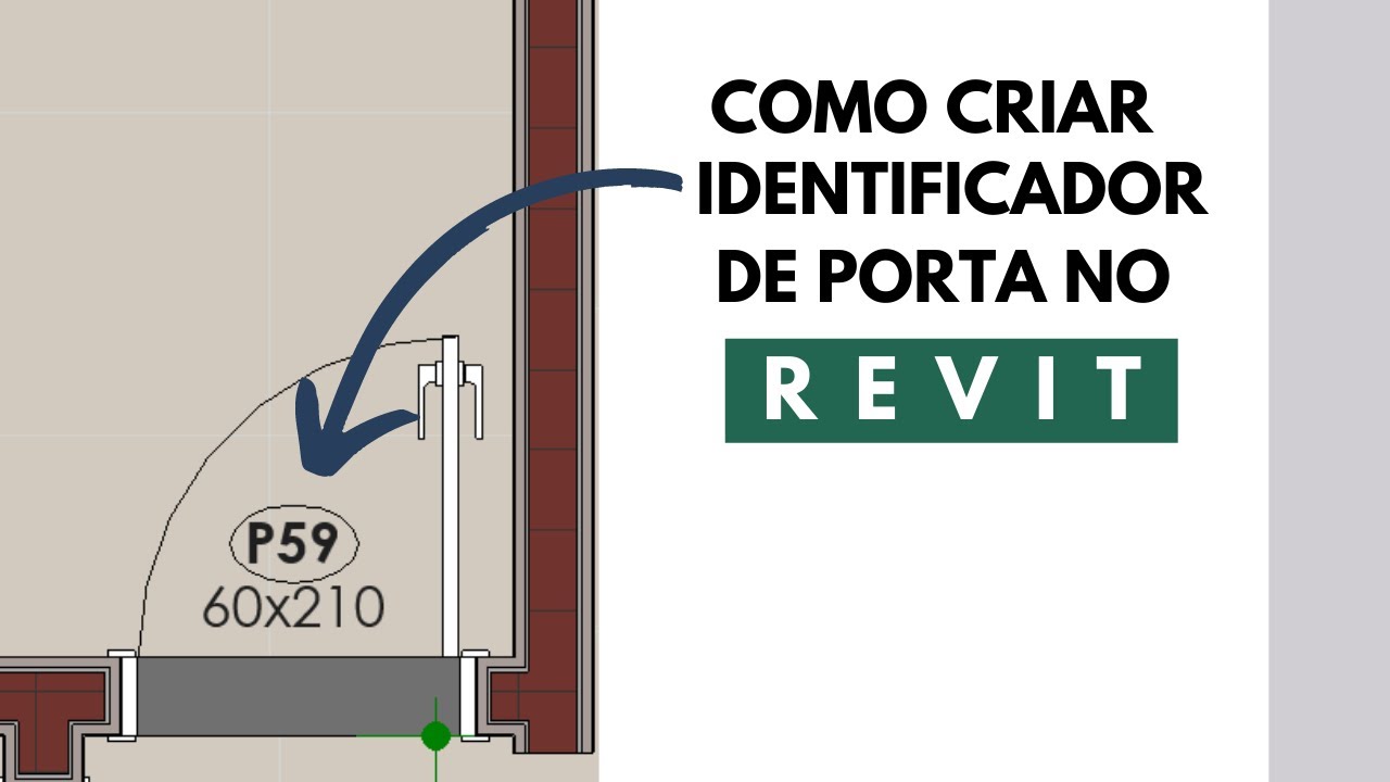 COMO CRIAR IDENTIFICADOR/TAG DE PORTA NO REVIT #3