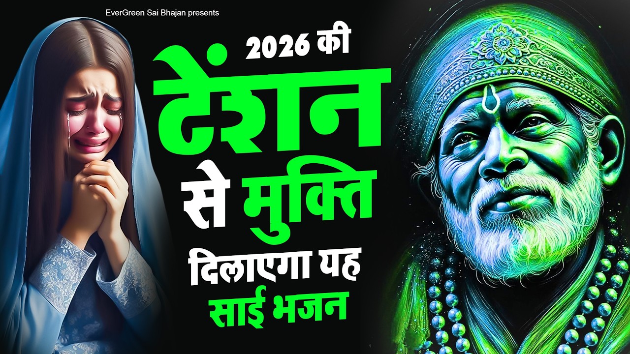 2026 की टेंशन से मुक्ति दिलाएगा यह साई भजन - Sai Ke Bhajan - Sai Baba Bhakti Song - Sai Bhajan