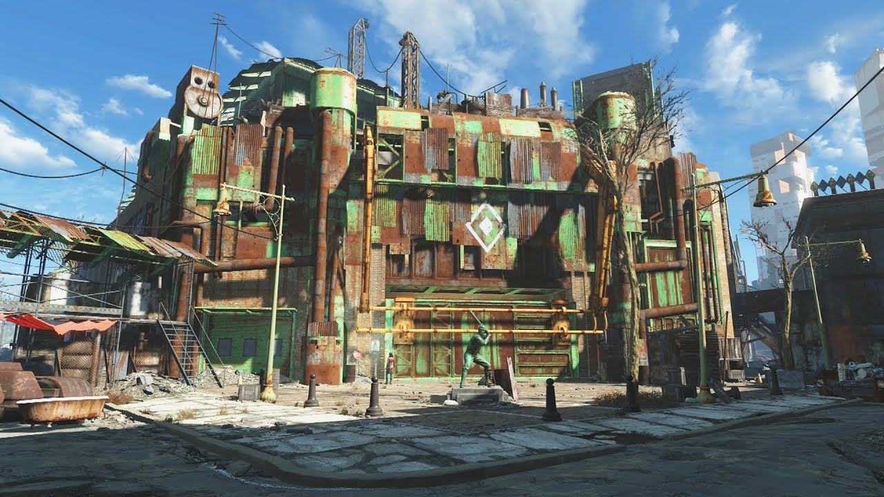 Fallout 4 - Diamond City Safe House Build