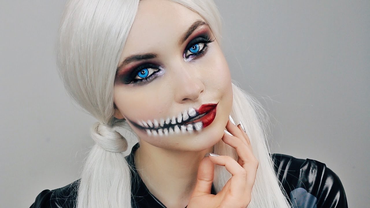 Glam Skull Makeup Tutorial | Halloween | Emma Miller