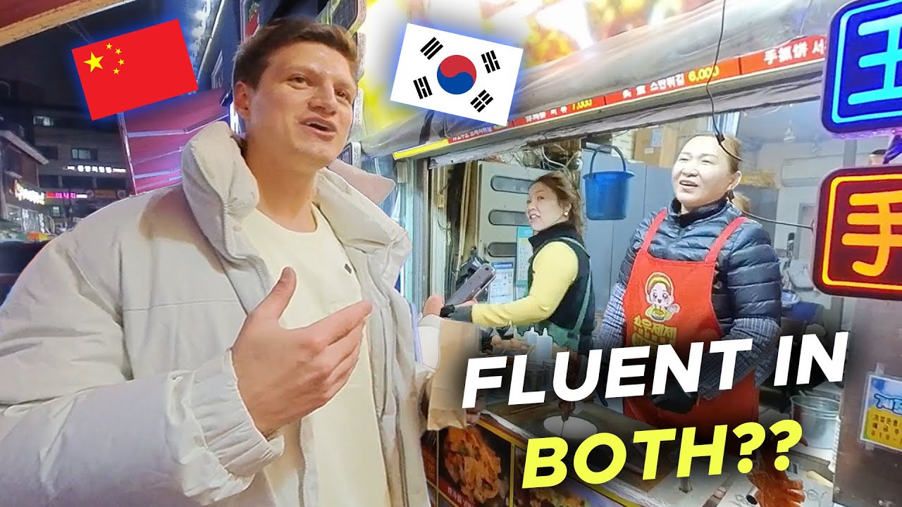 Russian Fluent in Korean and Chinese Shocked the Whole Chinatown Again