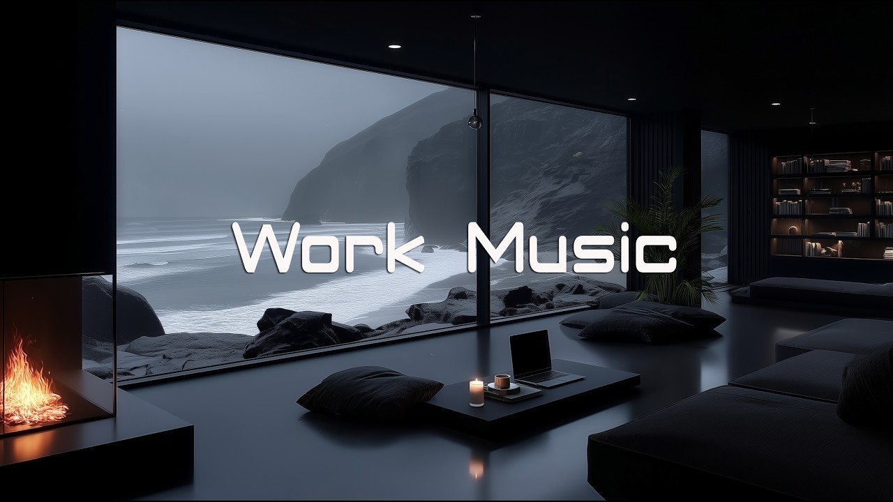 Calm Deep Work Music | 2 Hours Moody Ocean Workspace for Intense Focus & Flow State