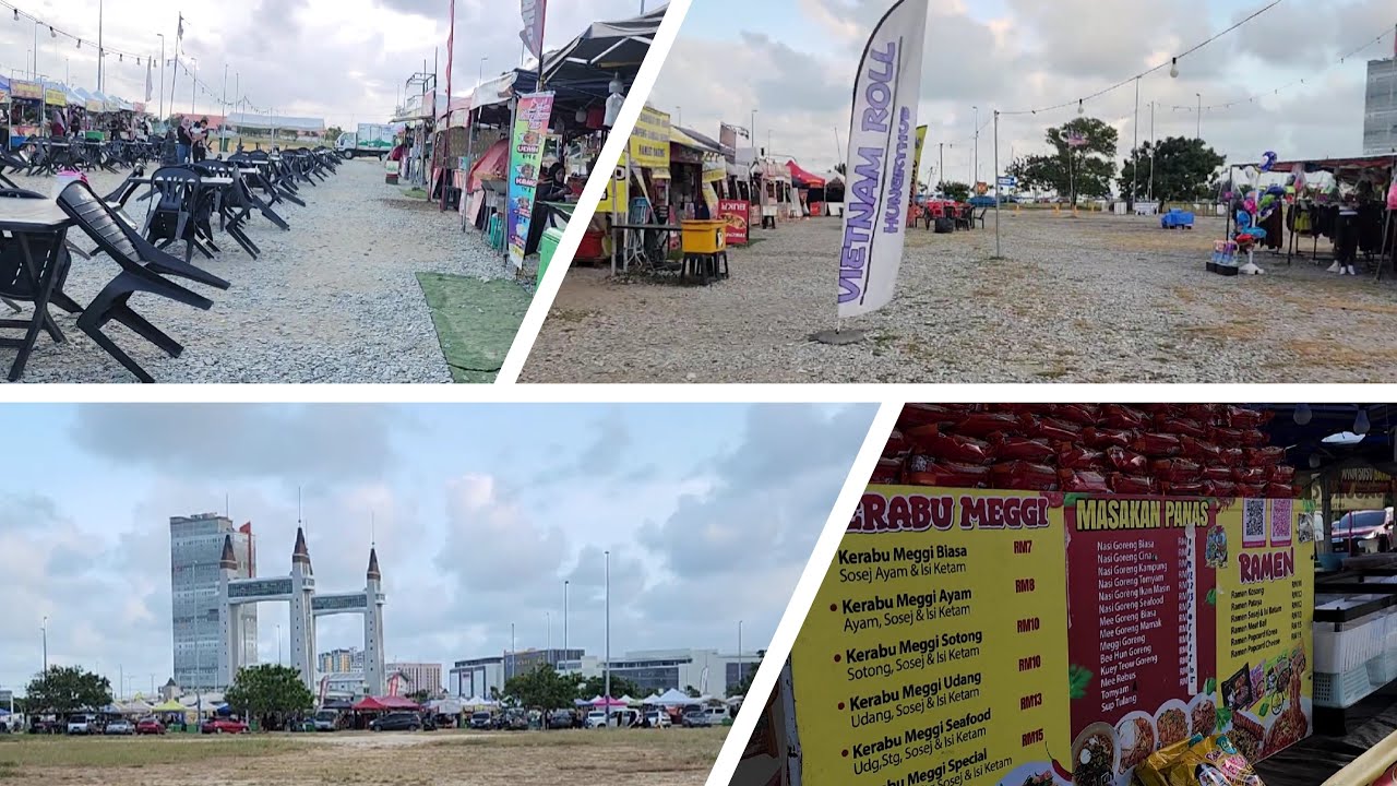 Pasar Malam Drawbridge Terengganu: Exploring the Scenic Waterfront Market 🏮🌉