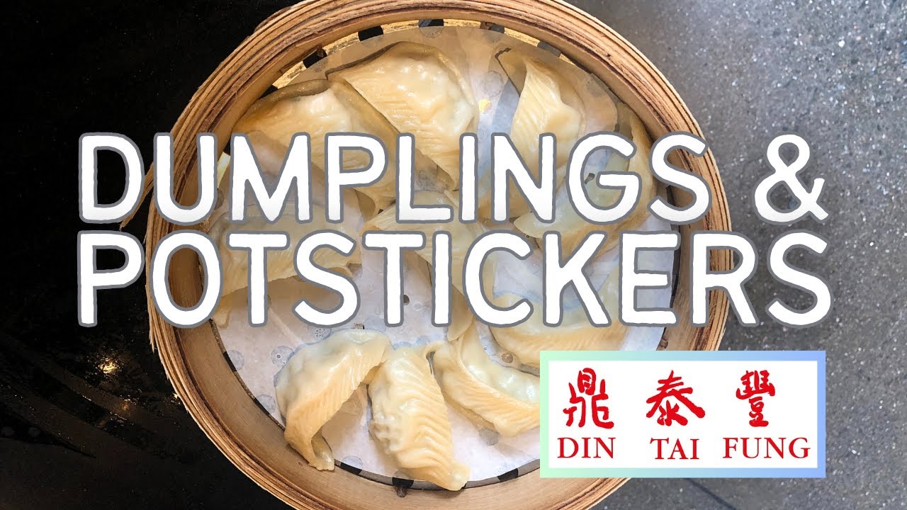 Shrimp & Pork Potstickers &bull; Steamed Cod Dumplings &bull; Din Tai Fung &bull; Seattle Restaurant ASMR